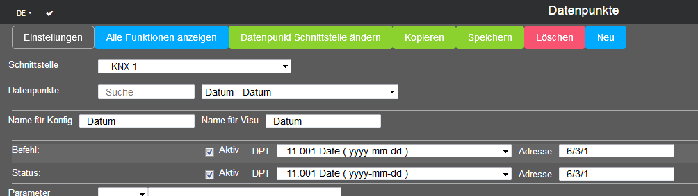 KNX Datump DP