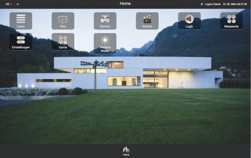 KNX Smarthome Visualisierung